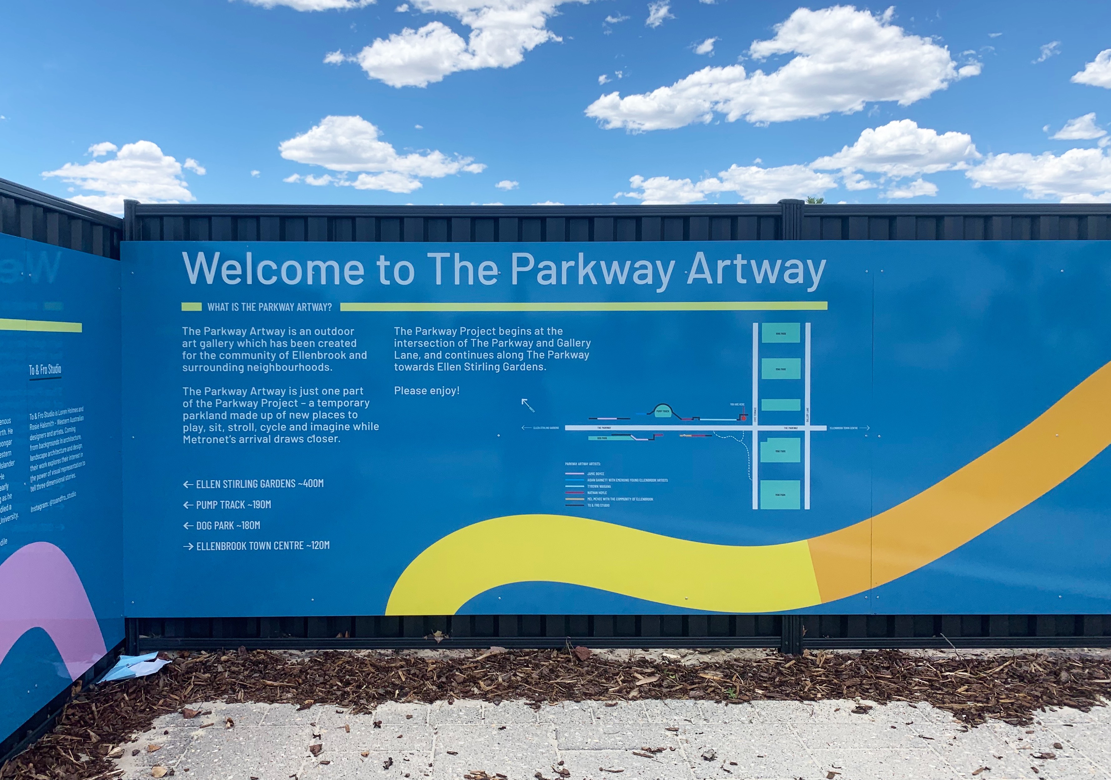 Parkway Artway mural illustration